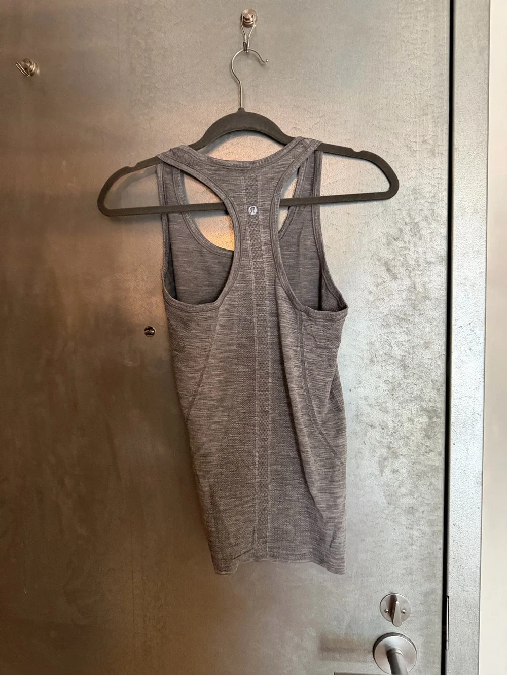lululemon athletica Heather Gray Racerback Tank